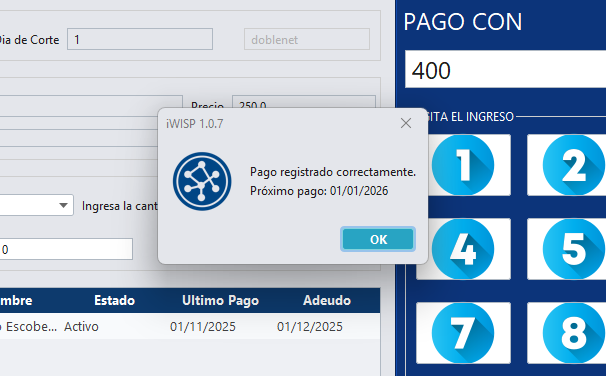 Confirmación de pago