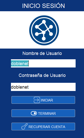 Pantalla de Login Principal