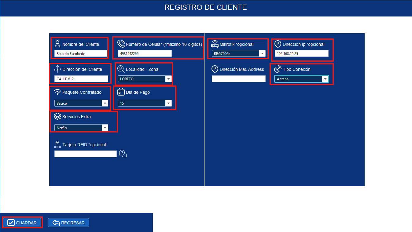 Formulario de registro