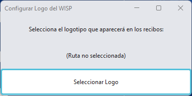 Ventana de selección de logo